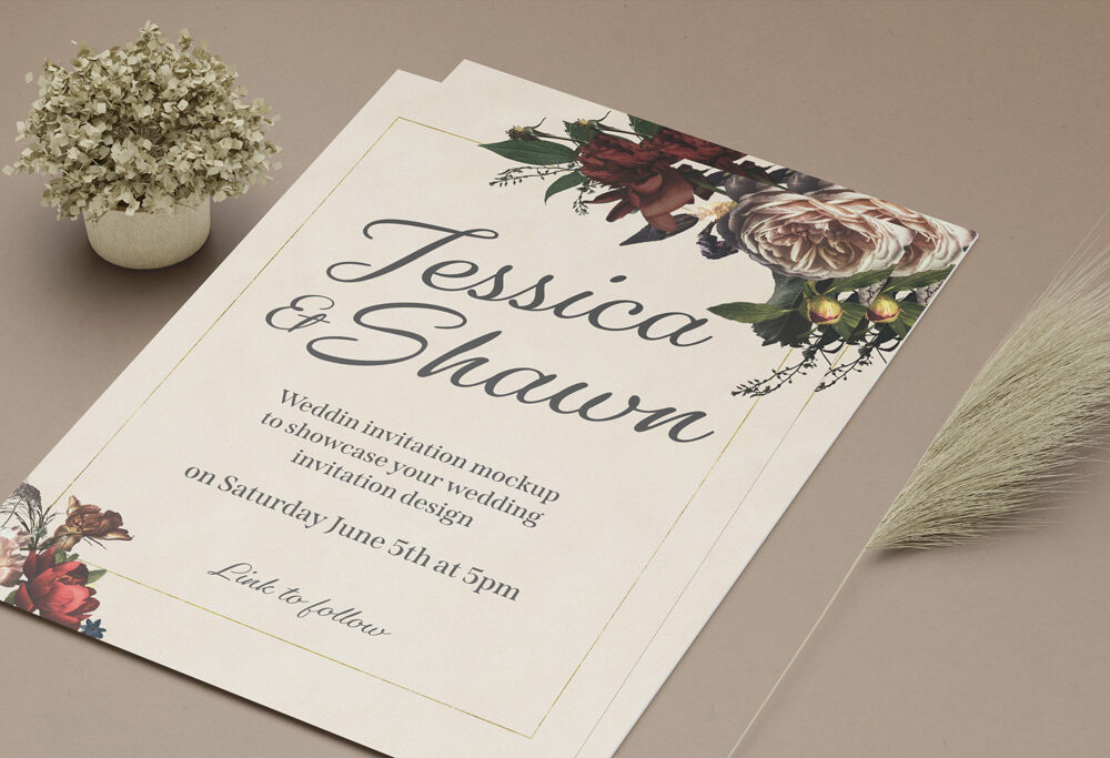 Invitation Letter Mockup