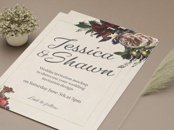 Invitation Letter Mockup