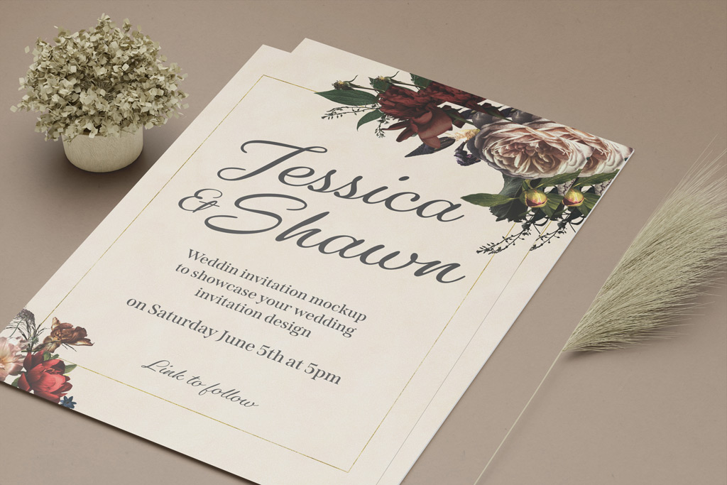 Invitation Letter Mockup